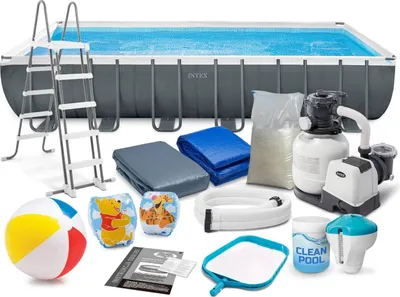 Produktbild von Rahmen-Gartenpool 732 x 366 x 132 cm 18 in 1 INTEX 26364