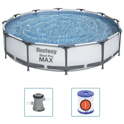 Zdjęcie produktu dla Zestaw basenowy Bestway Steel Pro MAX 366x76 cm