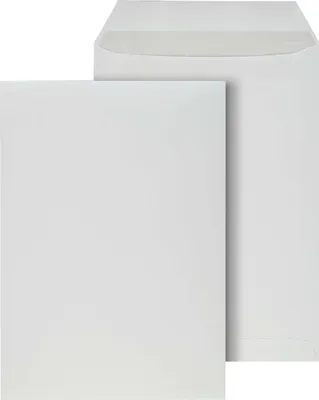 Produktbild von 250 Versandtaschen weiß selbstklebend DIN C4 229x324 mm