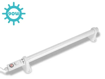 Image de Radiateur électrique IKODM de 90W, livré avec un régulateur de température et un thermostat numérique, idéal pour serre