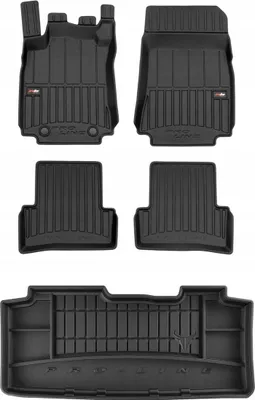 Image de Lot de tapis en caoutchouc 3D pour Renault Modus 2004-2012