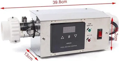 Zdjęcie produktu dla Elektryczna pompa ciepła do łazienki o mocy 3 kW, termostat, wymiennik ciepła, idealna pompa ciepła do basenów i wanien spa