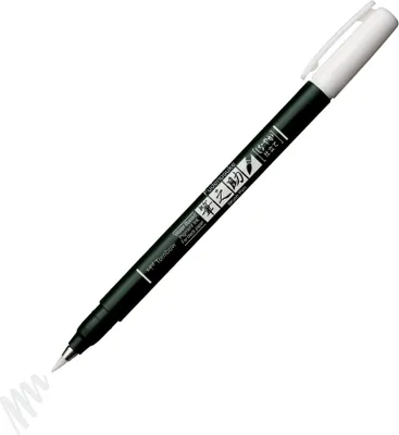 Obrázok produktu pre Tombow WS-BS01Fudenosuke Pastel na čierny papier biely