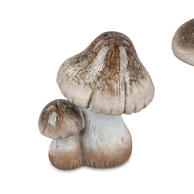 Produktbild von Deko-Pilz, herbstfarben ca. 12cm hoch