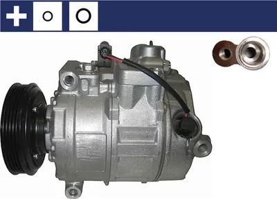 Image de Compresseur de climatisation 12 V Ø 110 mm MAHLE adapté notamment pour AUDI A4