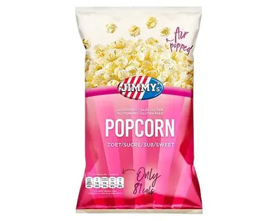 Produktbild von Jimmy's Popcorn Süßer Beutel (12x 60gr)