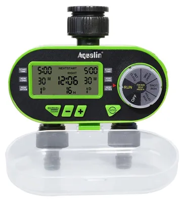 Immagine prodotto di Solidchoice - Timer per irrigazione con due uscite e sensore di pioggia