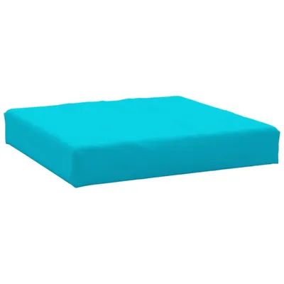 Image de Coussin de palette turquoise 60x60x8 cm tissu oxford