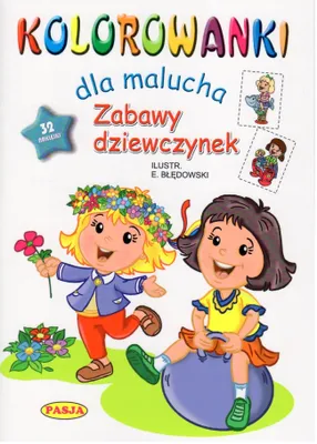 Obrázok produktu pre Kolorowanka Zabawy dla dziewczynek z naklejkami 16 stron
