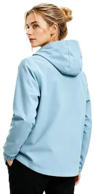 Produktbild von Solidchoice – Faltbare, wasserdichte Regenjacke mit Kapuze für Damen