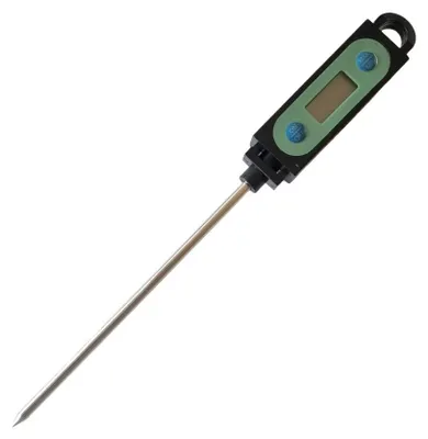 Digitale Tauchtemperaturmelder für Tee, schwarz, 20,4 cm