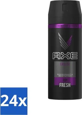 Image de Axe Déodorant Body Spray Excite 150 ml - Pack avantage - 24 pièces