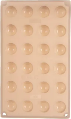 Obrázek produktu pro Orion | Forma na pralinky - Forma na sušenky a pralinky - Silikonová forma - Béžová - Forma na pečení - 30x17,5x1,5 cm