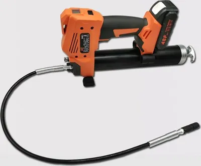 Image de Pompe à graisse Puissance élevée Gonfleur électrique portable sur batterie avec réglage de la vitesse en deux vitesses