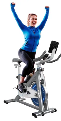 Immagine prodotto di Cyclette da casa - Bicicletta fitness - Bicicletta da indoor - Cyclette - Bicicletta da allenamento - Resistenza da 300 Watt