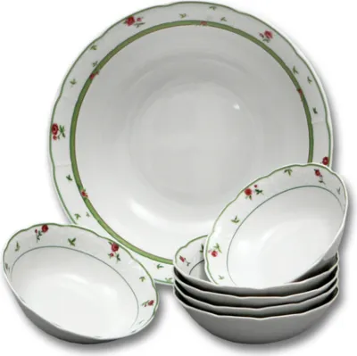 Produktbild von Menuet, Kompott-Set, rosa, grün, Thun, 7 Stück
