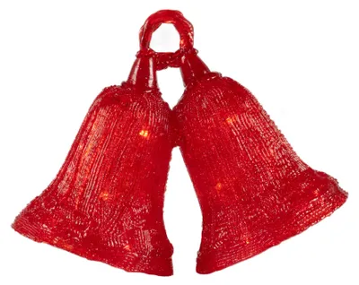 Obrázek produktu pro Vánoční LED zvonky, červené