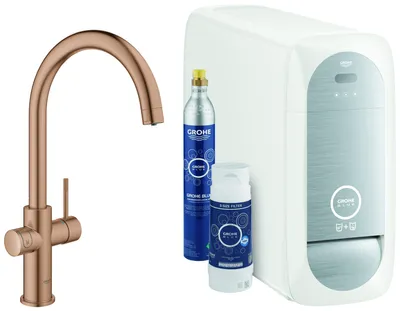 Imagen del producto de Kit de inicio GROHE Blue Home con grifo monomando