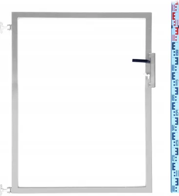 Produktbild von Gartentor - Rahmen für Zaunlatten und Paneele 120 cm VERZINKT +  Zaunlatten RAMA