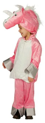Produktbild von Kostüm Einhorn Pferd Pony Kinderkostüm rosa Gr. 104, 116, 128, 92, Größe:92