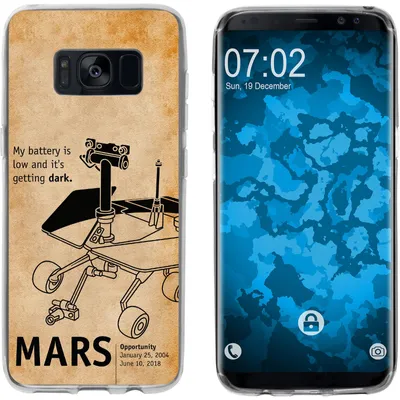 Produktbild von PhoneNatic Case kompatibel mit Samsung Galaxy S8 Silikon-Hülle Space Rover M2