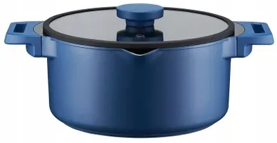 Produktbild von Ambition Cobalt Topf mit Deckel Keramikbeschichtung Induktion 28cm