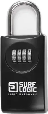 Produktbild von Surflogic Schlüssel-sicherheitsschloss Mit Doppelsystem Schwarz  Schwarz One Size