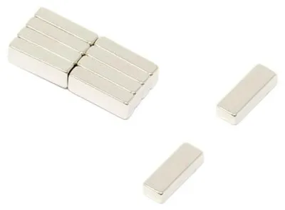 Neodym-Magnete 10x3,5x2,25 mm, 0,9 kg, 10 Stück