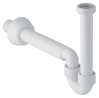 Immagine prodotto di Sifone per bidet orientabile diametro 4 cm con attacco 1"1/4 - Bianco