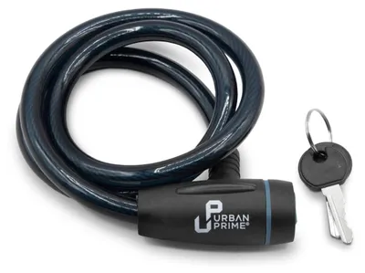 Imagen del producto de Candado espiral Urban Prime. Candado de cable con llave para mayor seguridad