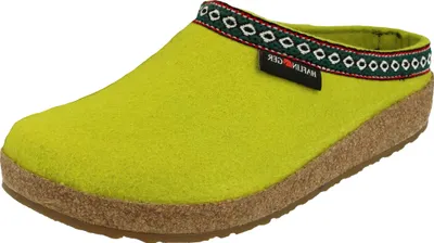 Produktbild von Haflinger Damen Hausschuh Pantoffel Wollfilz Grizzly Franzl 711001, Größe:39 EU, Farbe:Mehrfarbig