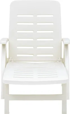 Produktbild von VidaXL 48754, Lounge, Gepolsterter Sitz, Kunststoff, Weiß, 59 cm, 140 cm