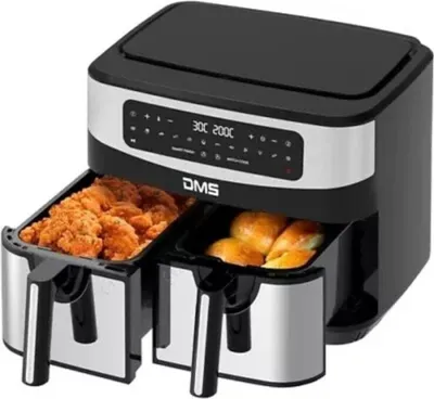 Produktbild von DMS 11L Doppel-Heißluftfritteuse Fritteuse Doppelkammer Digital HF-11S