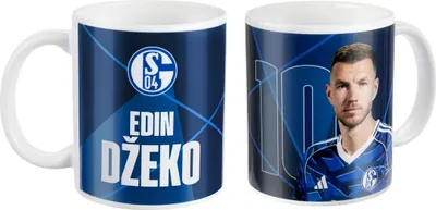 Produktbild von FC Schalke 04 S04 Kaffeebecher Džeko