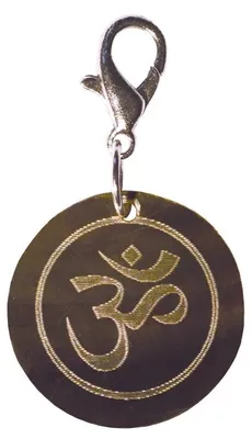 Produktbild von Anhänger Gravur "OM" Muschel Ø 2cm