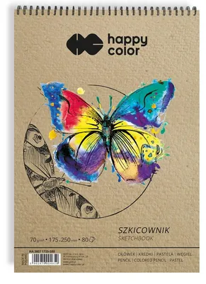 Immagine prodotto di Happy Color Szkicownik na spirali 80 arkuszy 70 g/m²