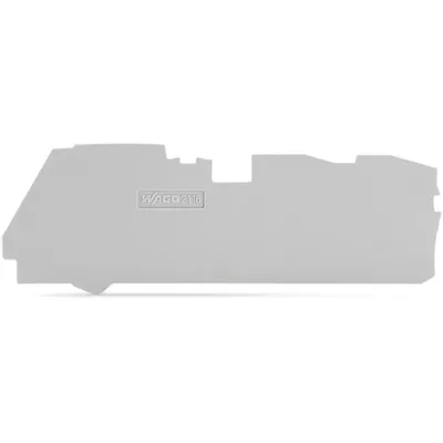 Produktbild von Wago 2116-1391, Anschlussblockmarker, 25 Stück(e), Grau, 1 mm, 113,5 mm, 36,5 mm