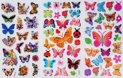 Immagine prodotto di Adesivi in plastica (6 pezzi) - Fandy