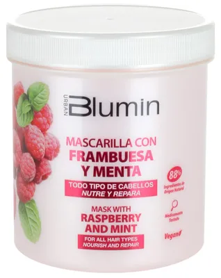 Image de BLUMIN - MASQUE À LA FRAMBOISE ET À LA MENTHE - Masque à la framboise et à la menthe 700 ml