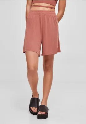 Obrázok produktu pre Dámské kraťasy Urban Classics Ladies Modal Shorts terracotta - XS