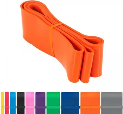 Produktbild von GORILLA SPORTS® Fitnessbänder - 83mm, Rutschfeste, Elastische, Naturlatex - Widerstandsbänder, Resistance Bands, Gymnastikband, Trainingsband