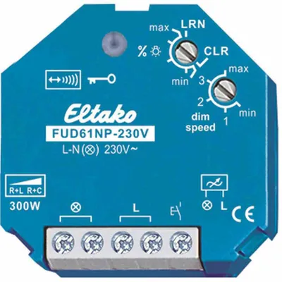 Produktbild von ELTAKO FUD61NP-230V Funkaktor Universal-Dimmschalter UP max 300W (30100830)