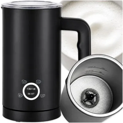 Obrázek produktu pro ELEKTRICKÝ MLÉKOVAČ 4v1, 500W, 625ml, pro ohřev mléka, vhodný pro latte a cappuccino