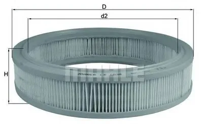 Zdjęcie produktu dla Filtr powietrza KNECHT LX 1638