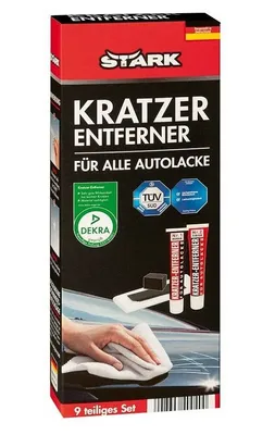 Produktbild von STARK 40040 Kratzer-Entferner-Set für alle Autolacke, 9 teiliges Komplettset