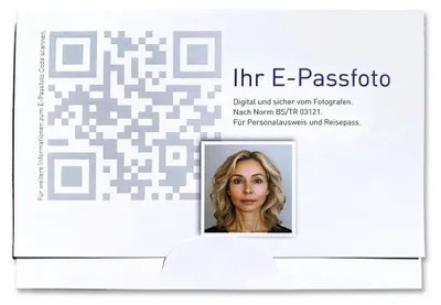 Immagine prodotto di 1x50 Daiber Passbildmappen E-Passfoto-PORTRAIT        14028