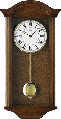 Immagine prodotto di AMS 990/1 Orologio a parete al quarzo con pendolo in legno color noce