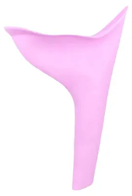 Immagine prodotto di Orinatoio portatile per donne, in piedi, dispositivo di urinazione di emergenza in TPR per donne, rosa