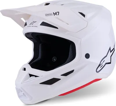 Produktbild von Alpinestars S-M7 Motocross Helm, weiß, S  (55/56)