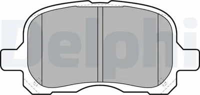 Produktbild von DELPHI Bremsbeläge Satz Bremsklötze für TOYOTA COROLLA Liftback (E11) LP1302